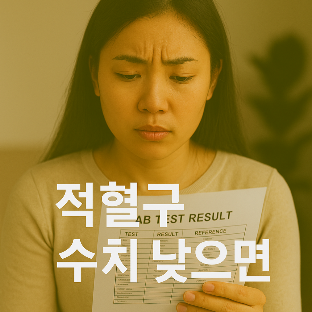 피곤한 이유, 혹시 적혈구 수치 때문일지도 몰라요.