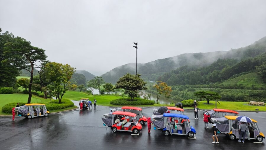 골프장 경험담 가평 베뉴지CC 전략적이면서도 경치 좋은 라운딩 산세를 살린 27홀 골프장