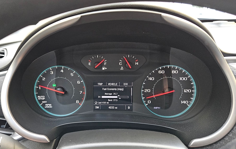 허츠 렌트 계기판