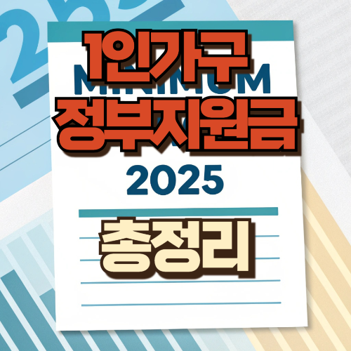 1인 가구 정부지원금