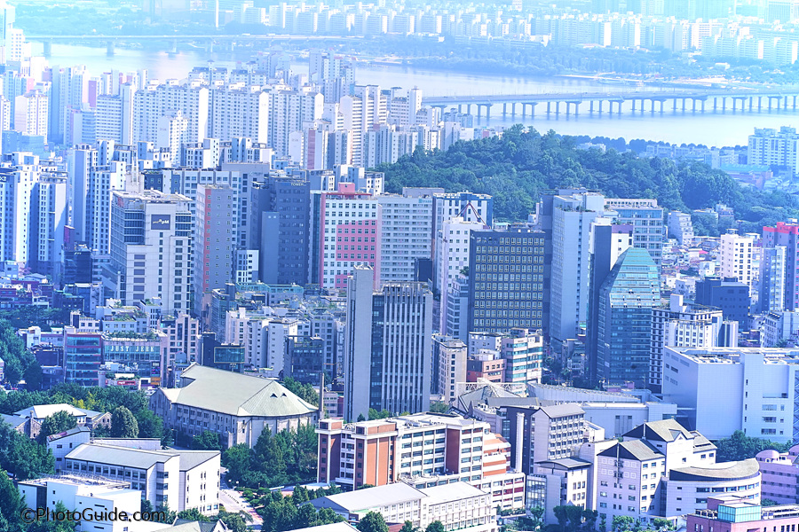 서울시내전경,서울아파트고층빌딩풍경-PhotoGuide.com
