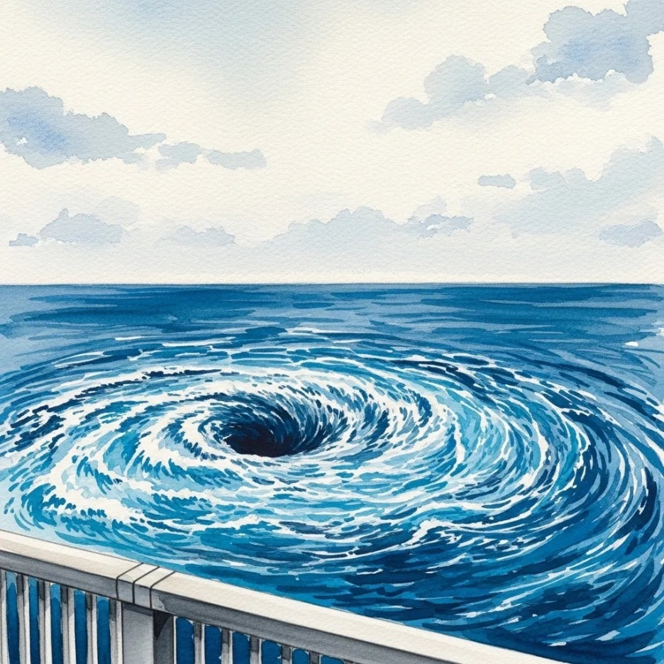 나루토 해협의 거대한 소용돌이