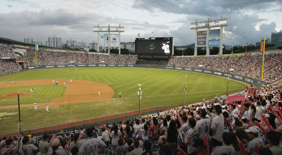 잠실야구장 1루쪽 경기장 시야