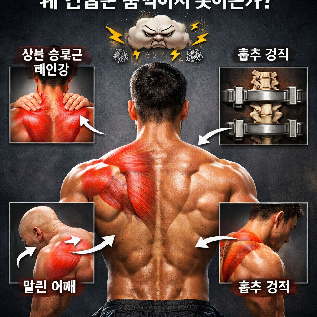 견갑을 &ldquo;강제로 움직이게 만드는 구조&rdquo;