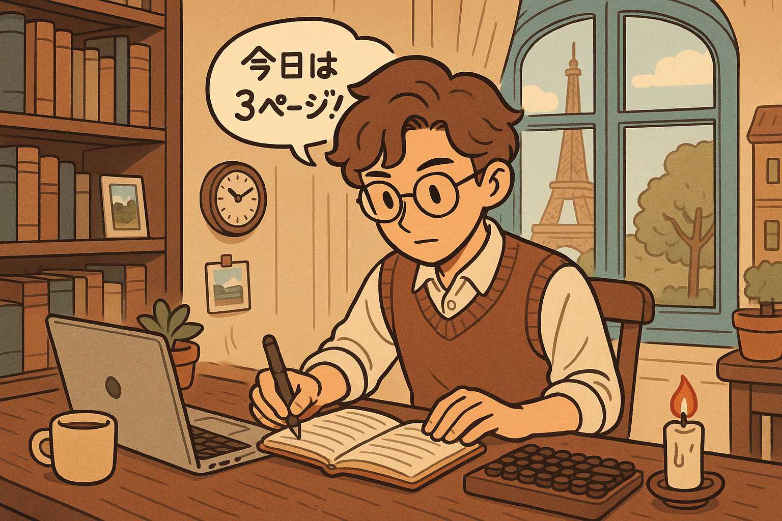 유럽 작가의 글쓰기 환경 세팅법