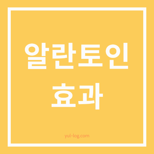 알란토인의 효과와 부작용 및 주의사항 알아보기