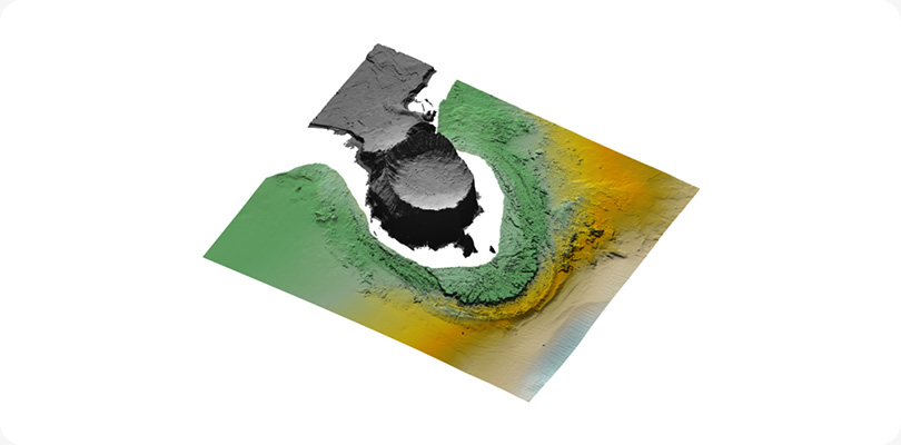 에이트원 멀티빔 초음파 조사 사진