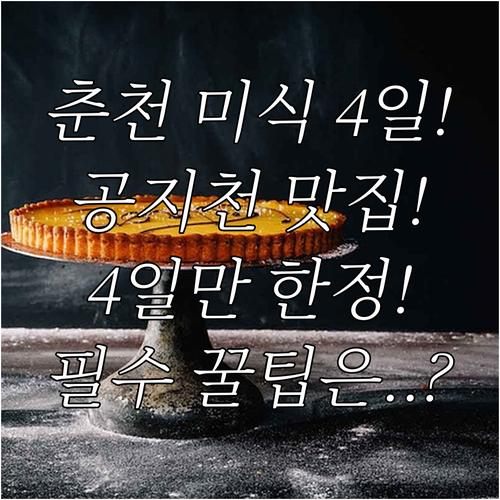 2025 춘천 미식 축제 공지천 산책..