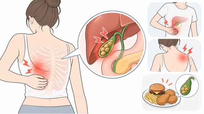 등 통증이 의심되는 병