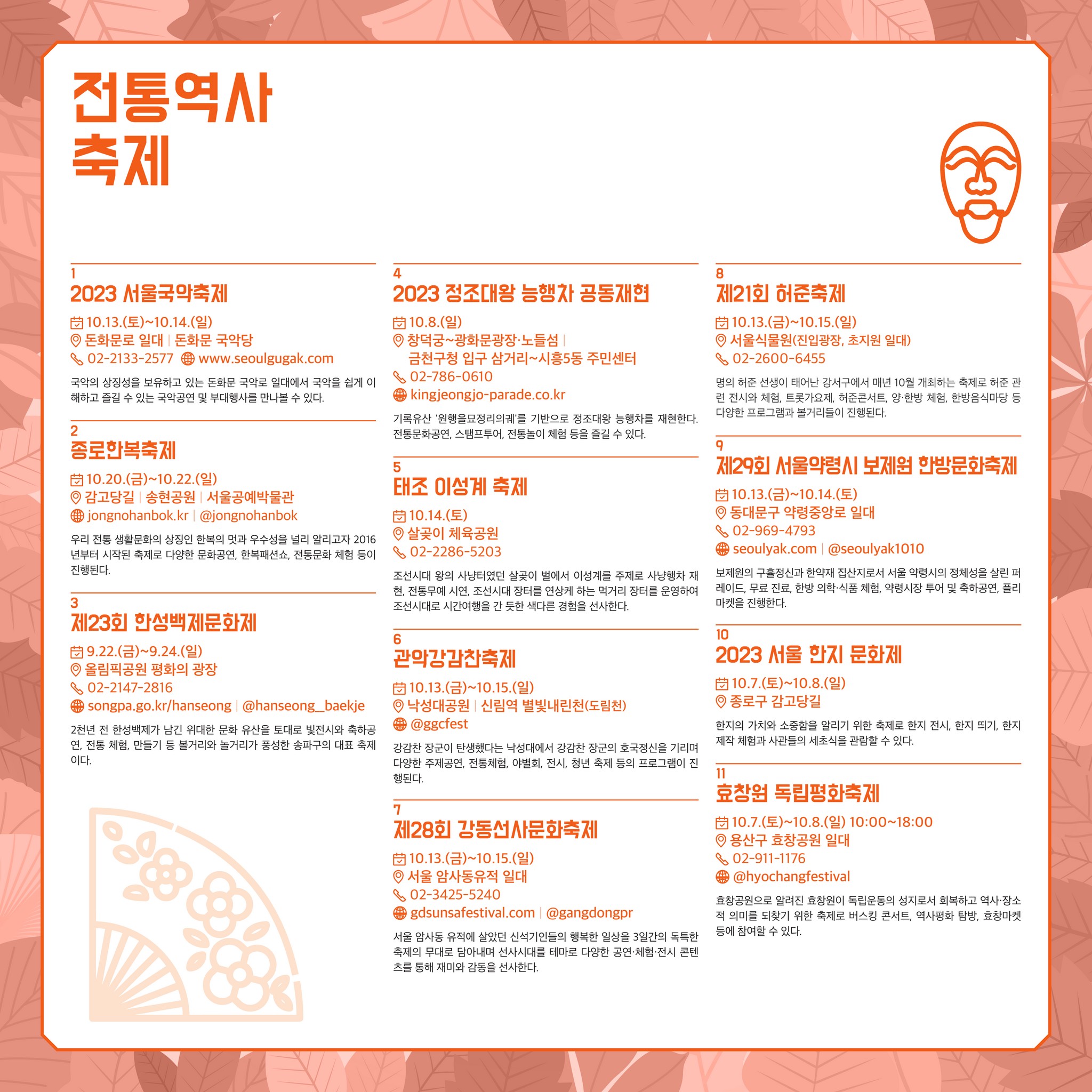 전통역사축제 정리