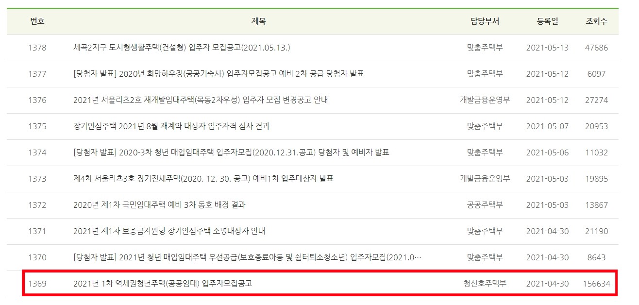 서울시 역세권 청년주택 자격