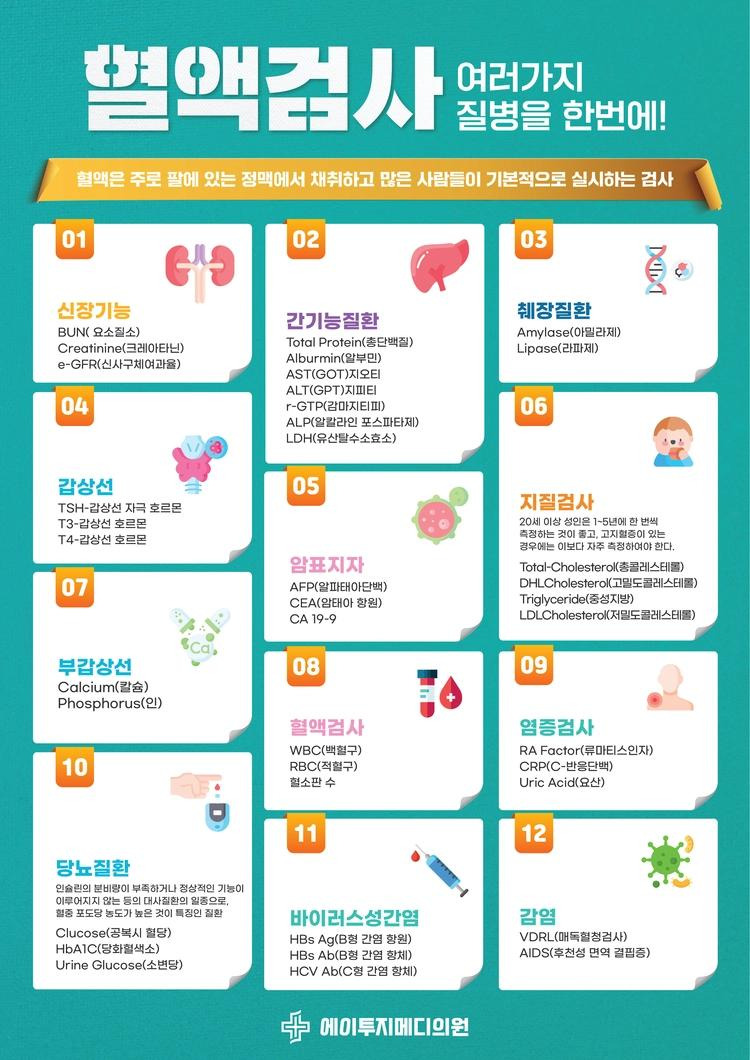 혈액검사 안내