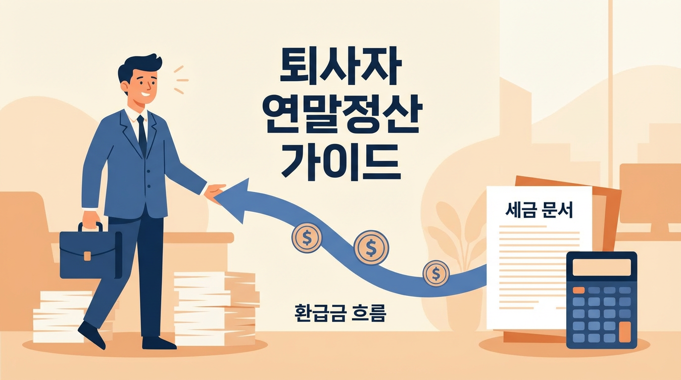 "퇴사자 연말정산 가이드 - 환급 받는 과정"