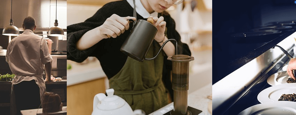 보건증이 필요한 요식업 종사자 예시