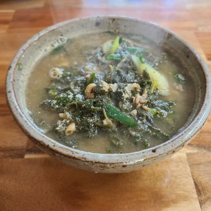 쑥냉이국-끓이는법