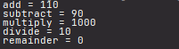 BigInteger 연산 결과