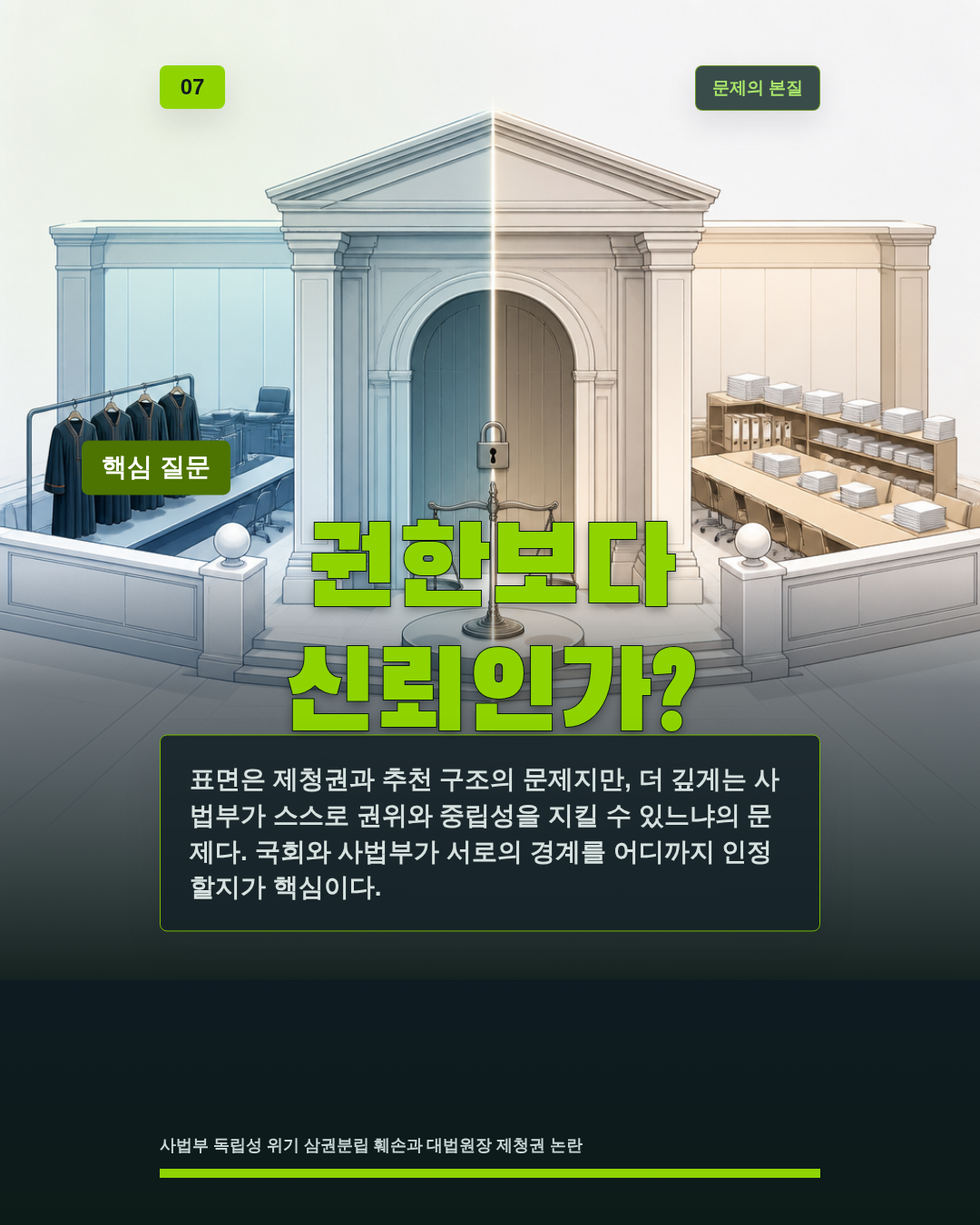권한보다 신뢰인가?