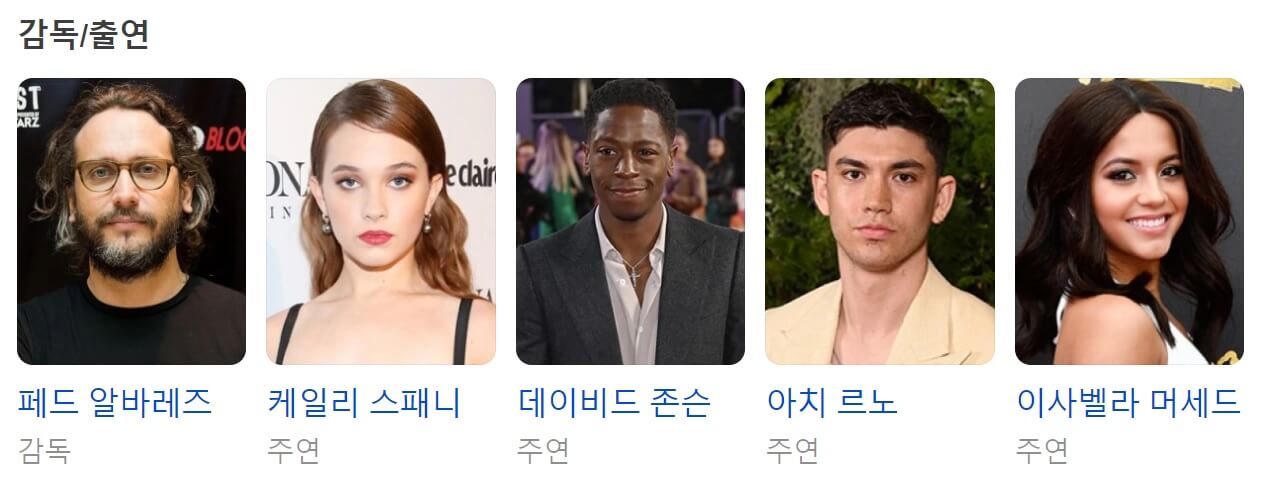 에이리언 로물루스 출연진