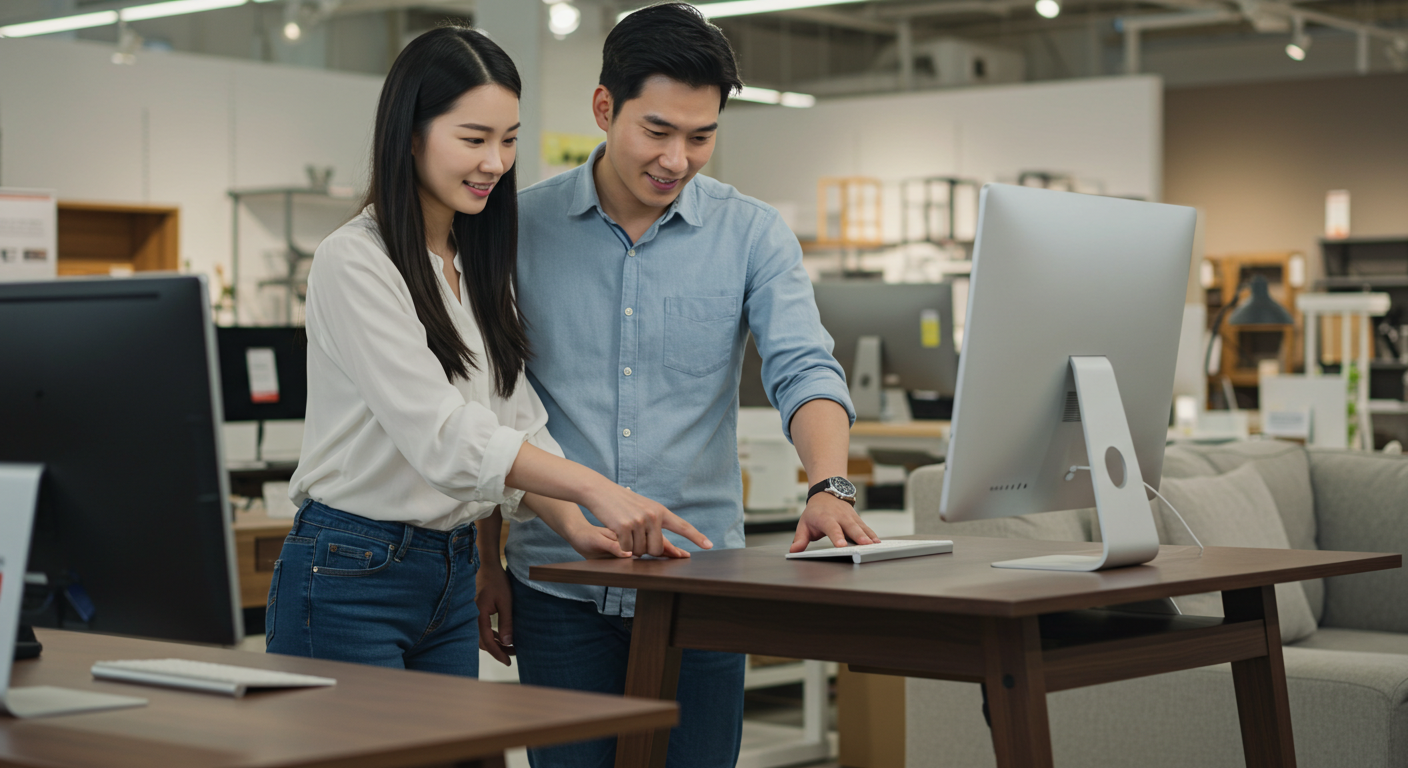 컴퓨터 책상 1100