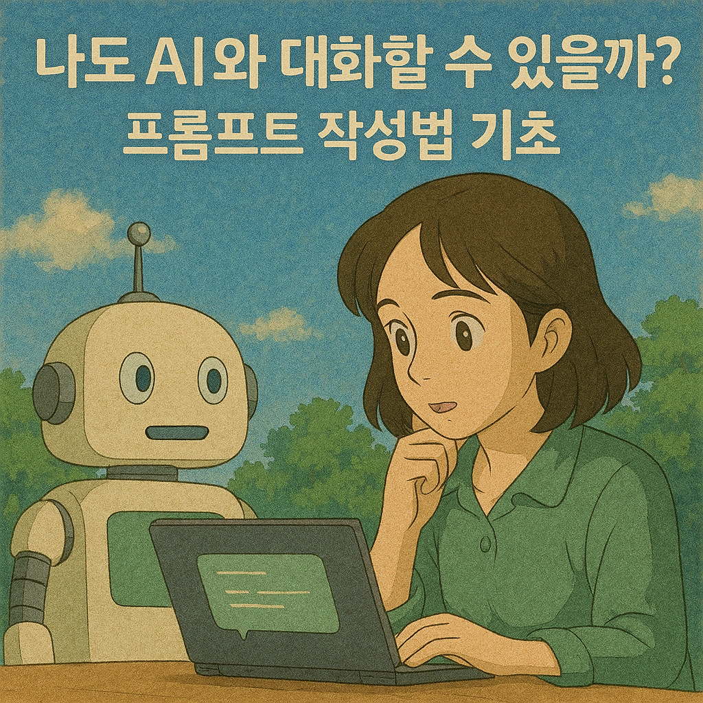 나도 AI와 대화할 수 있을까? 프롬프트 작성법 기초