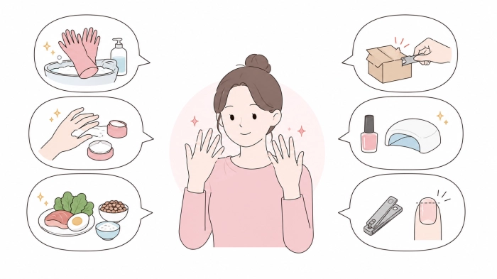 손톱이 잘 부러지는 이유