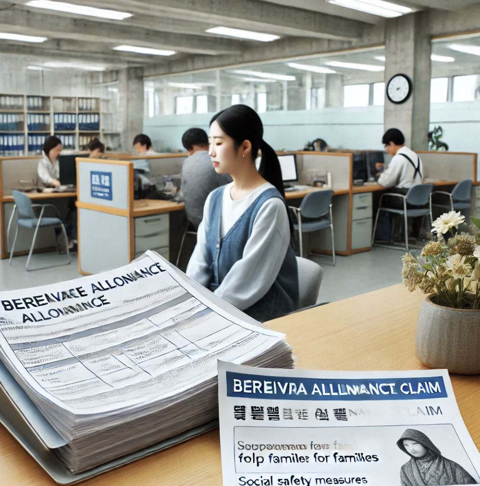 서류 제출 절차를 돕는 복지 사무실