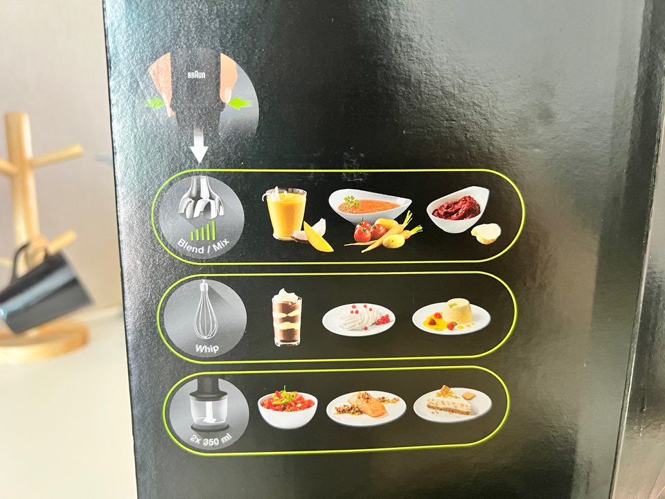 브라운 핸드블랜더 활용 방법, 할 수 있는 음식