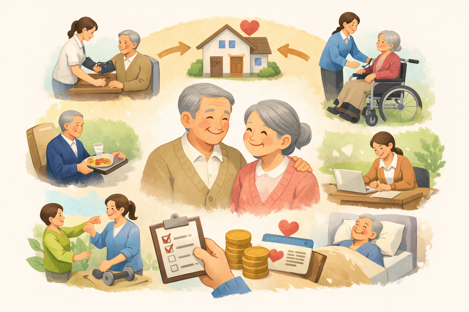 노인 통합돌봄서비스 신청방법 총정리|지원대상·혜택·신청절차까지 한눈에 관련 사진