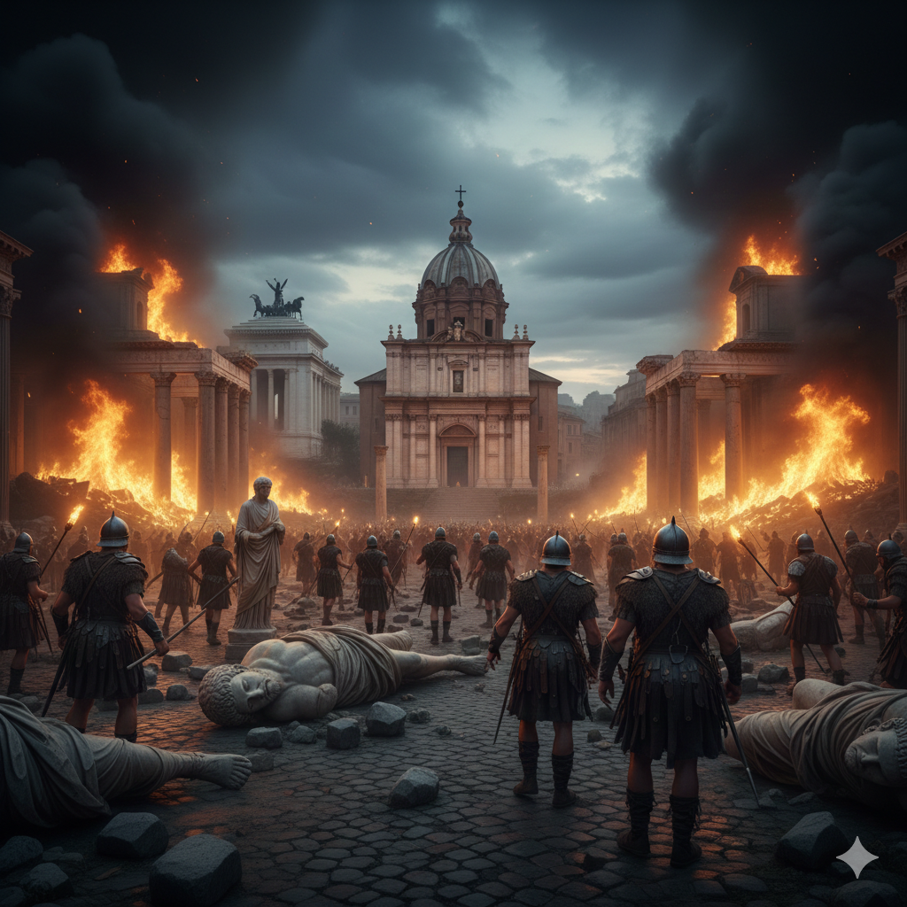 게르만 민족의 대이동과 서로마 제국의 몰락 원인