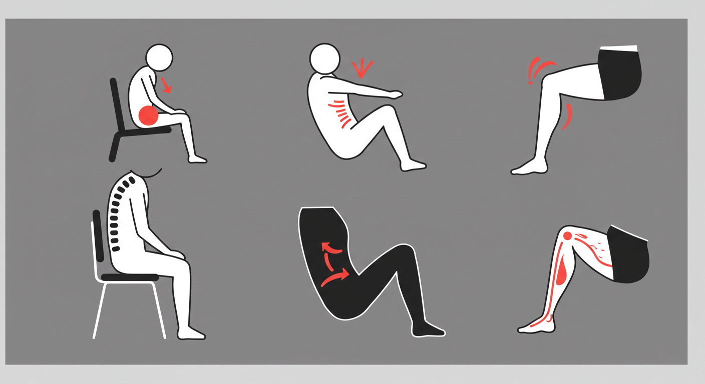 좌식생활: 현대인의 근육을 무너뜨리는 습관