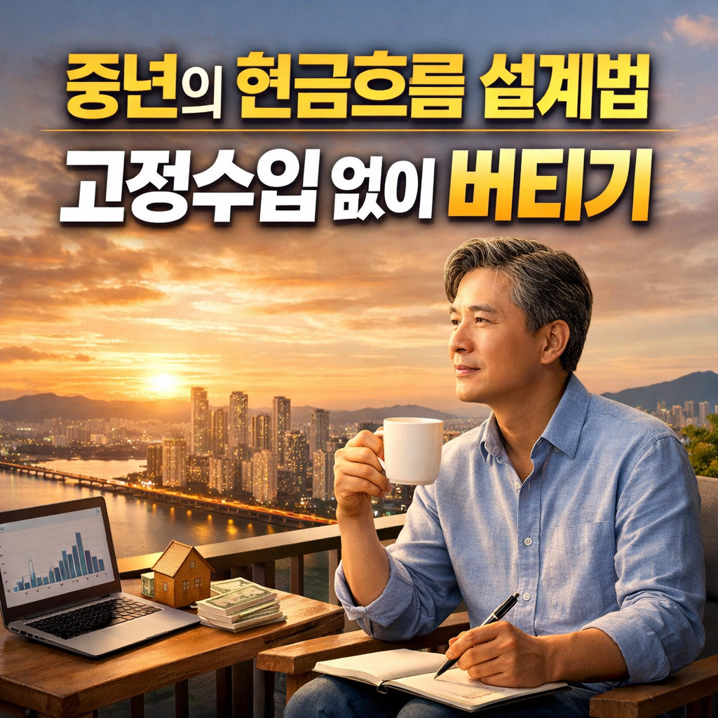 중년의 현금흐름 설계법: 고정수입 없이 버티는 구조 만들기