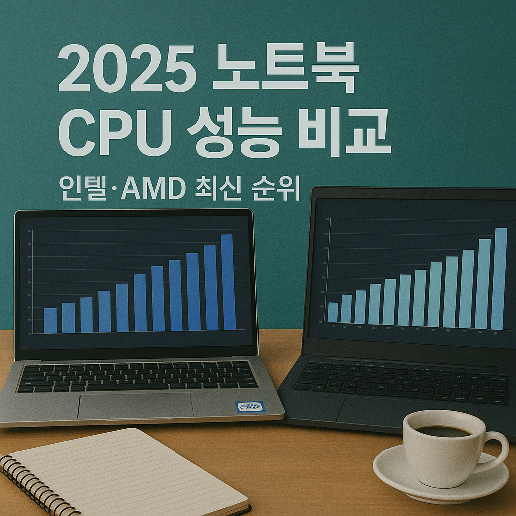 2025 노트북 CPU 성능 비교