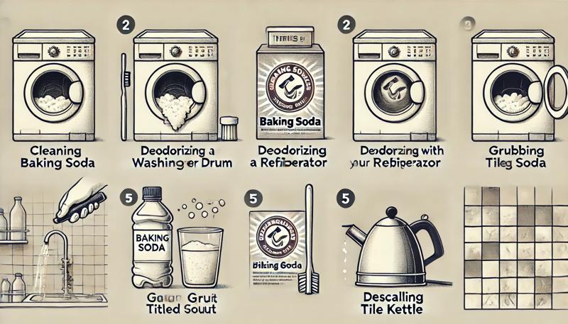 베이킹소다, 그냥 세제 대체제가 아니에요 - 생활 전반을 바꾸는 친환경 만능템!