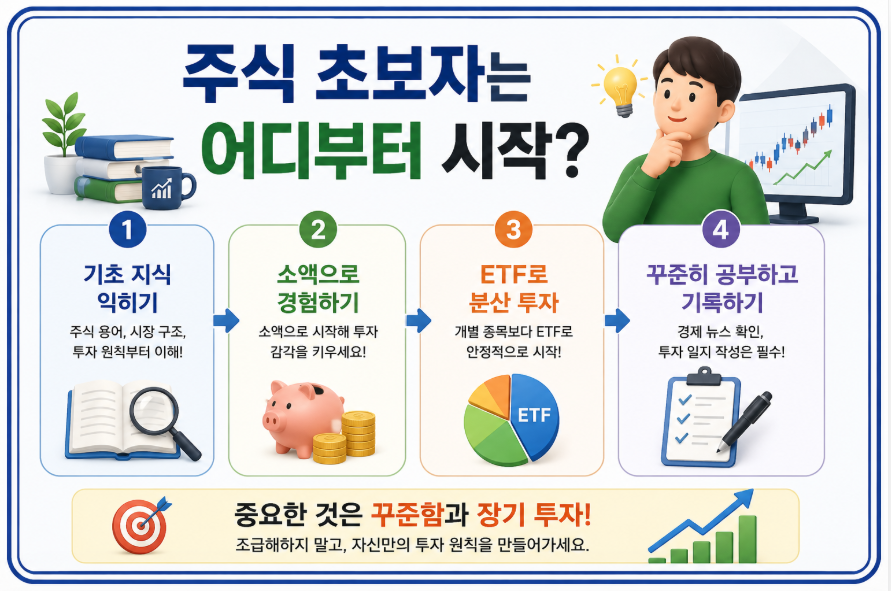 주식 초보자는 어디부터 시작해야 할까?