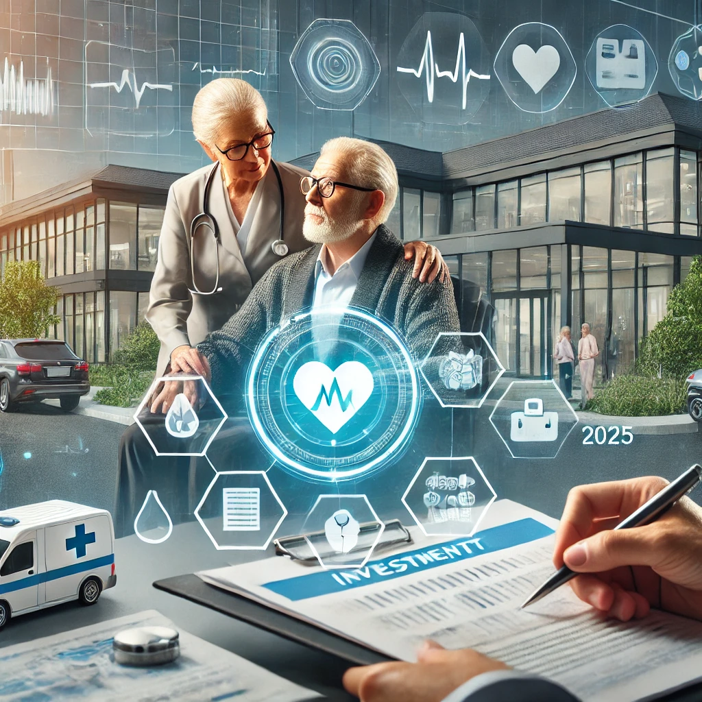 실버산업 투자와 관련 이미지