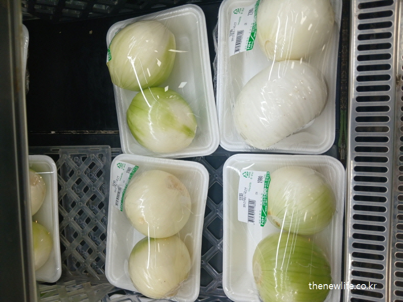신선한 양파 – 밀가루 대체 식품