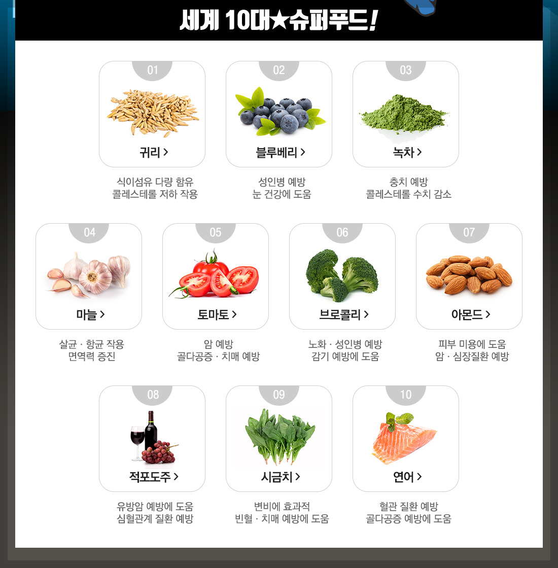 10대 수퍼푸드