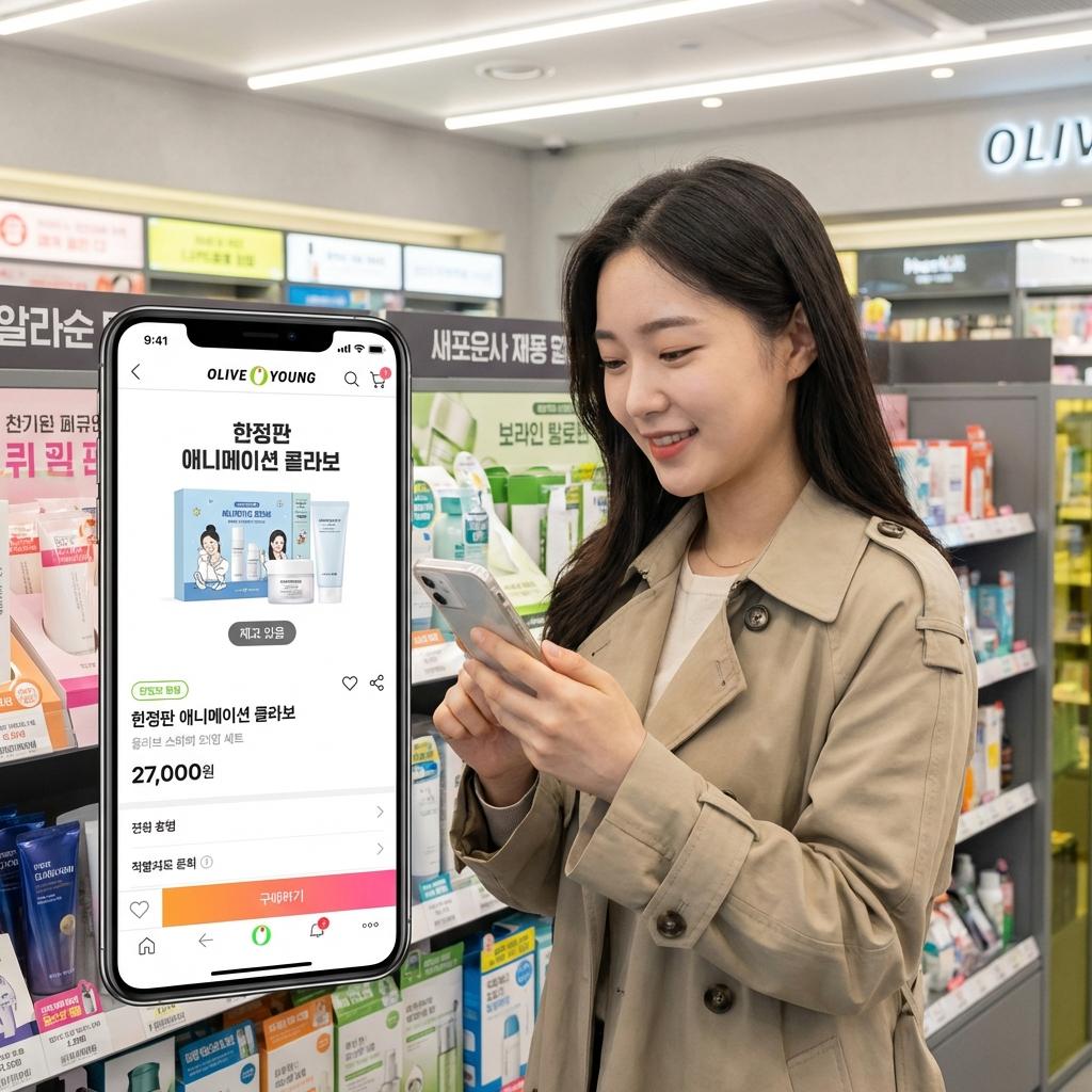 올리브영 오프라인 매장 메디힐 귀멸 에디션 재고 확인 팁