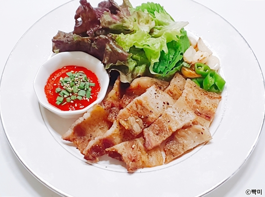 삼겹살굽기 에어프라이어 삼겹살구이 요리 시간