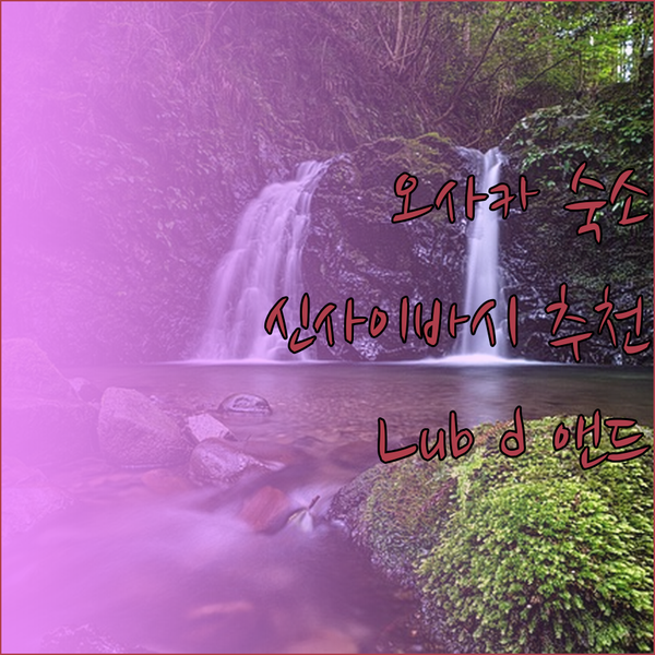 오사카 신사이바시 근처 숙소 추천 L