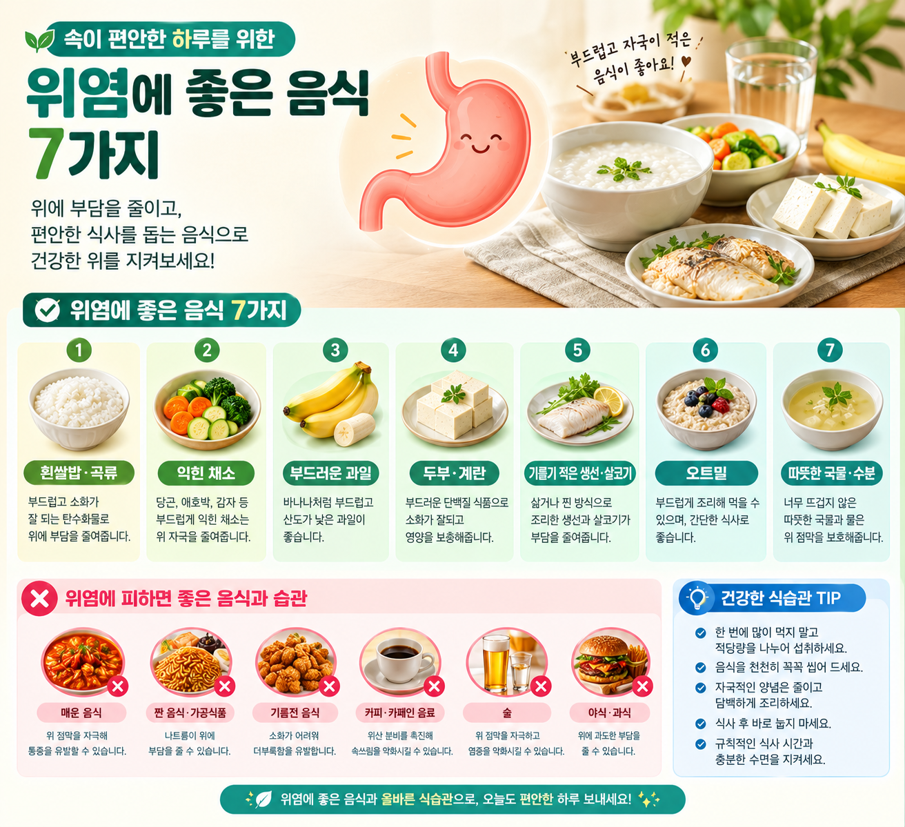 위염에 좋은 음식 관련 자료