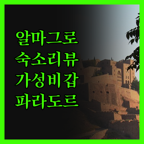 알마그로 숙소, 솔직 후기! 가성비 