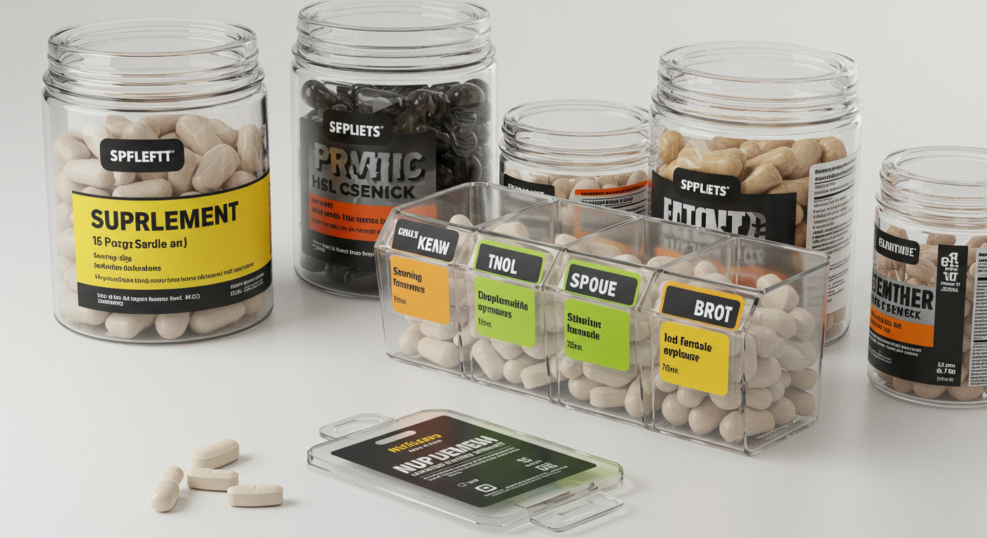 영양제 성분표를 확인하고 올바르게 보관하는 방법