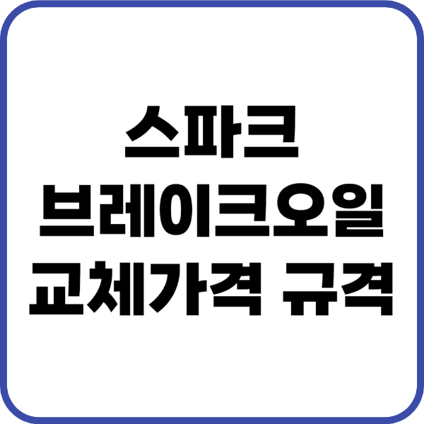 스파크 브레이크오일