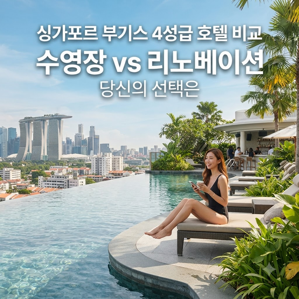 싱가포르 부기스 4성급 호텔 비교, ..