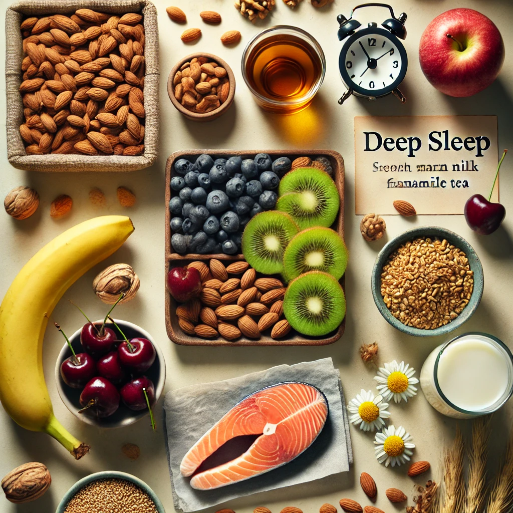 피곤한 하루 직장인들을 위한 숙면음식 이미지