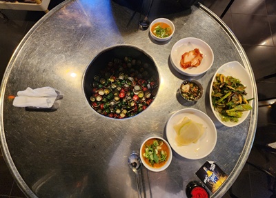 고향막창기본찬