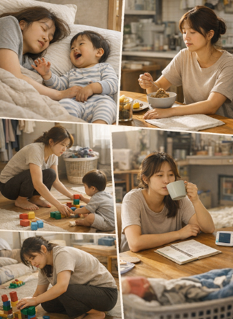 하루종일 아이와 집에 있을 때 현실육아 루틴