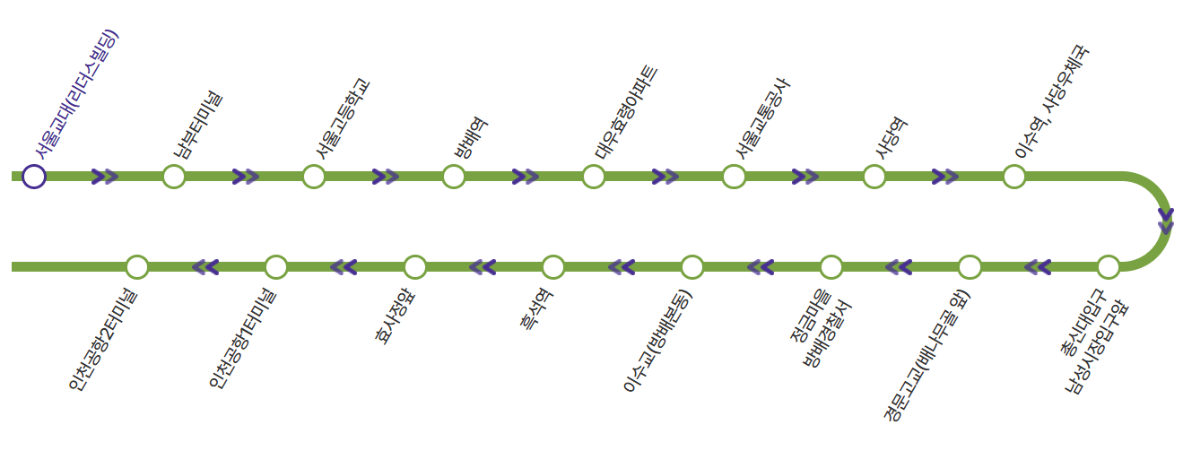 6016번-공항버스-공항방면노선