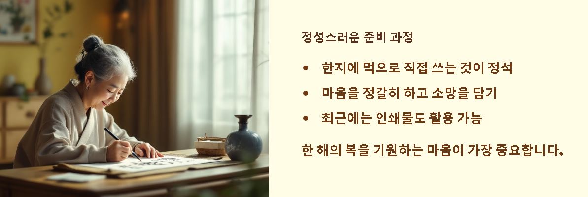 입춘대길 붙이는 방법 총정리